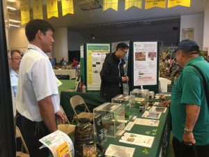Informational booth by HDOA's Plant Quarantine Branch was a busy attraction at the Kunia Orchid Show in Wahiawa, Oahu in March 2018. pic 5