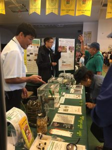 Informational booth by HDOA's Plant Quarantine Branch was a busy attraction at the Kunia Orchid Show in Wahiawa, Oahu in March 2018 pic 6