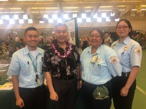 Informational booth by HDOA's Plant Quarantine Branch was a busy attraction at the Kunia Orchid Show in Wahiawa, Oahu in March 2018. pic 3