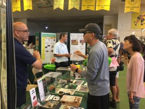 Informational booth by HDOA's Plant Quarantine Branch was a busy attraction at the Kunia Orchid Show in Wahiawa, Oahu in March 2018. pic 4