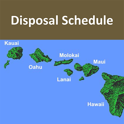 Disposal Schedule